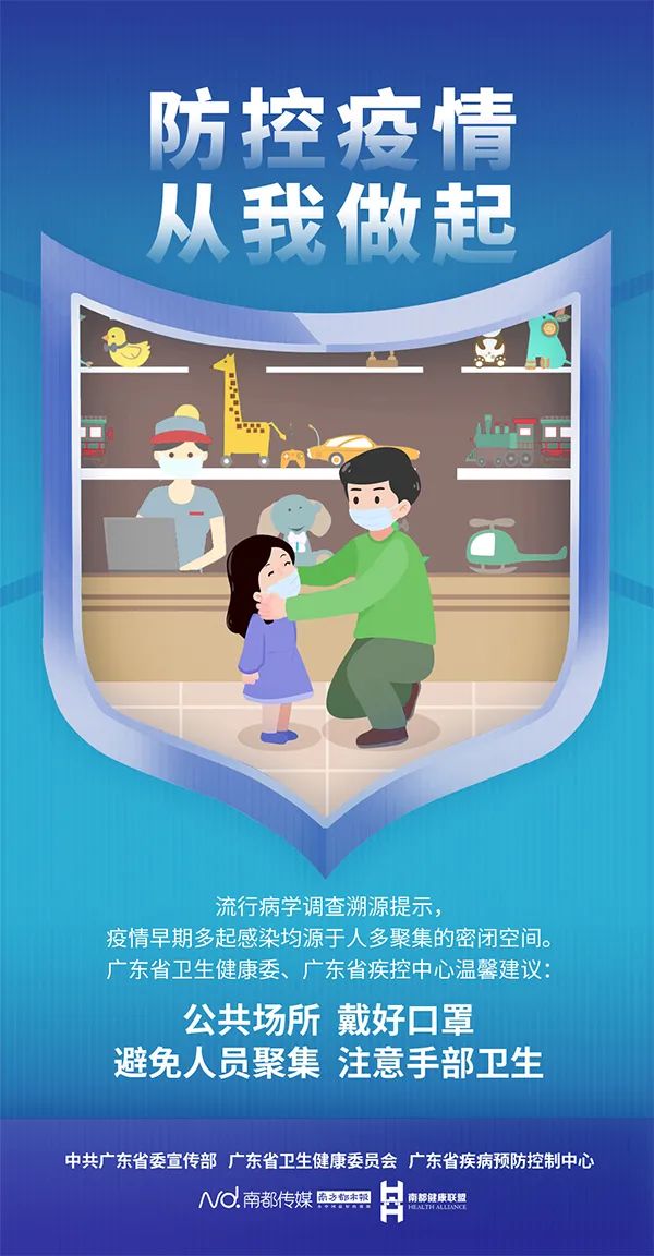 【公益】防控疫情 人人有责宣传海报
