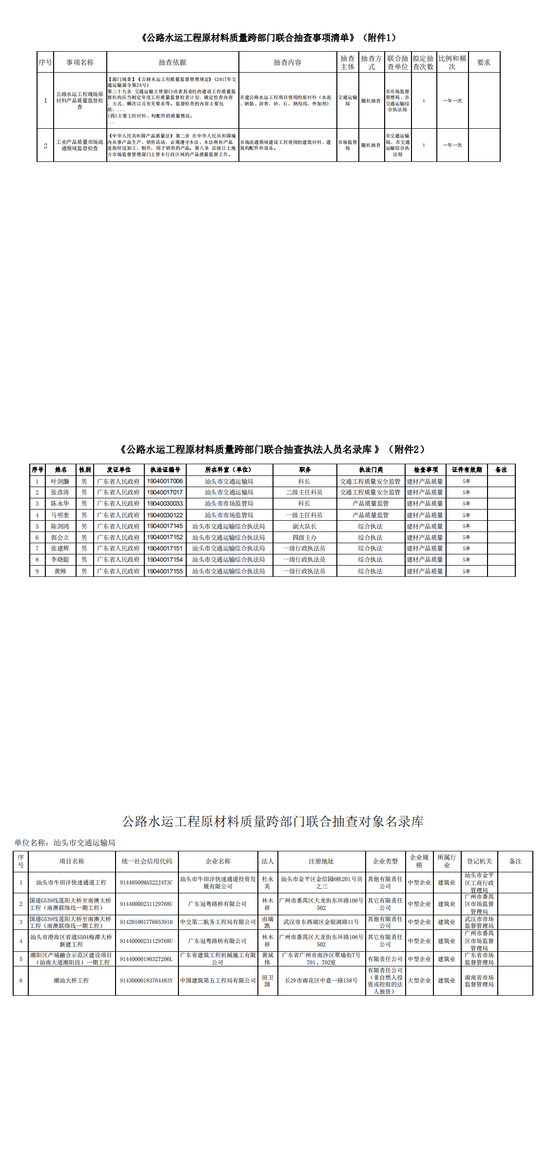 2023年公路水运工程建设项目原材料质量跨部门联合抽查“两库一单”_0.png