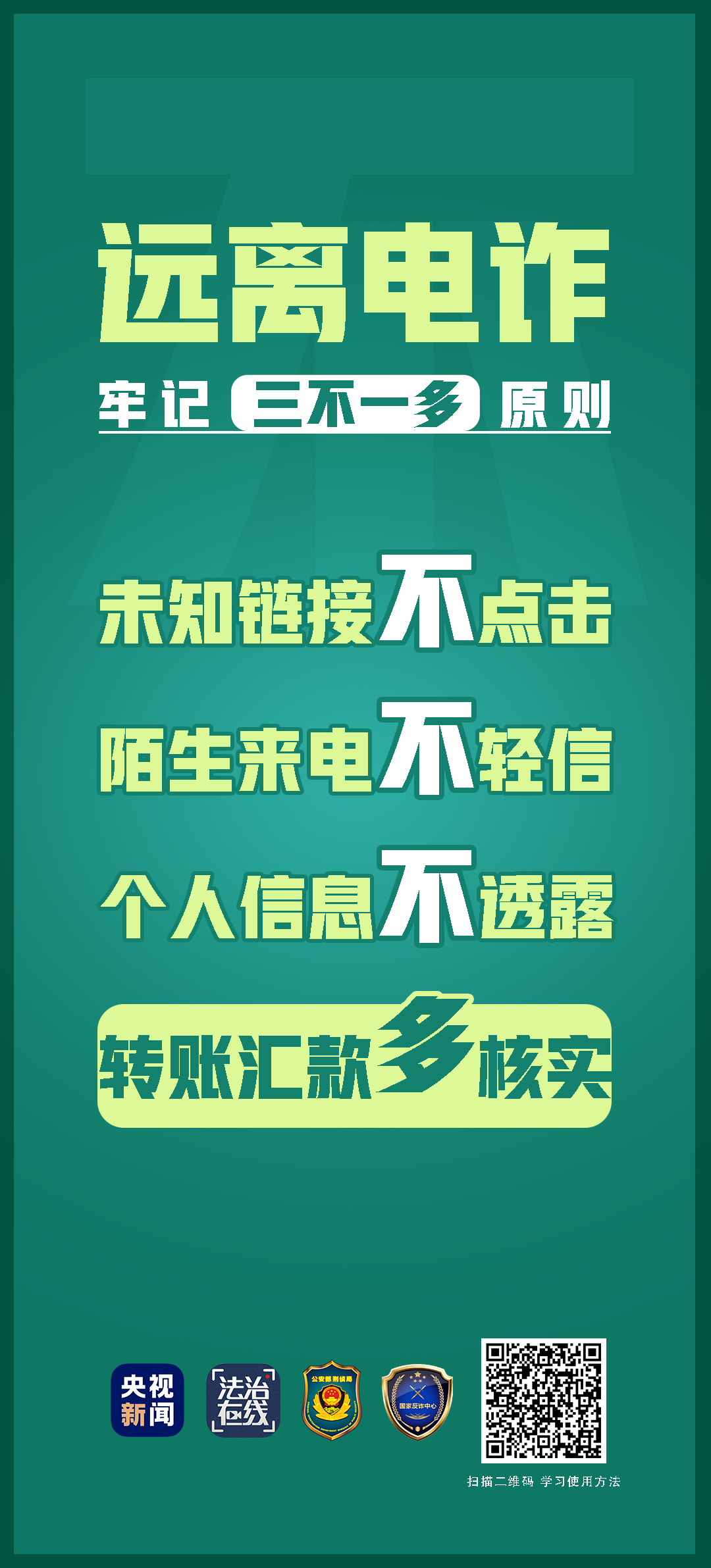2024.07.20全民反诈｜如何识破骗局？被骗了怎么办？最全“防诈秘籍”来了！收好这四图&rarr;1.png