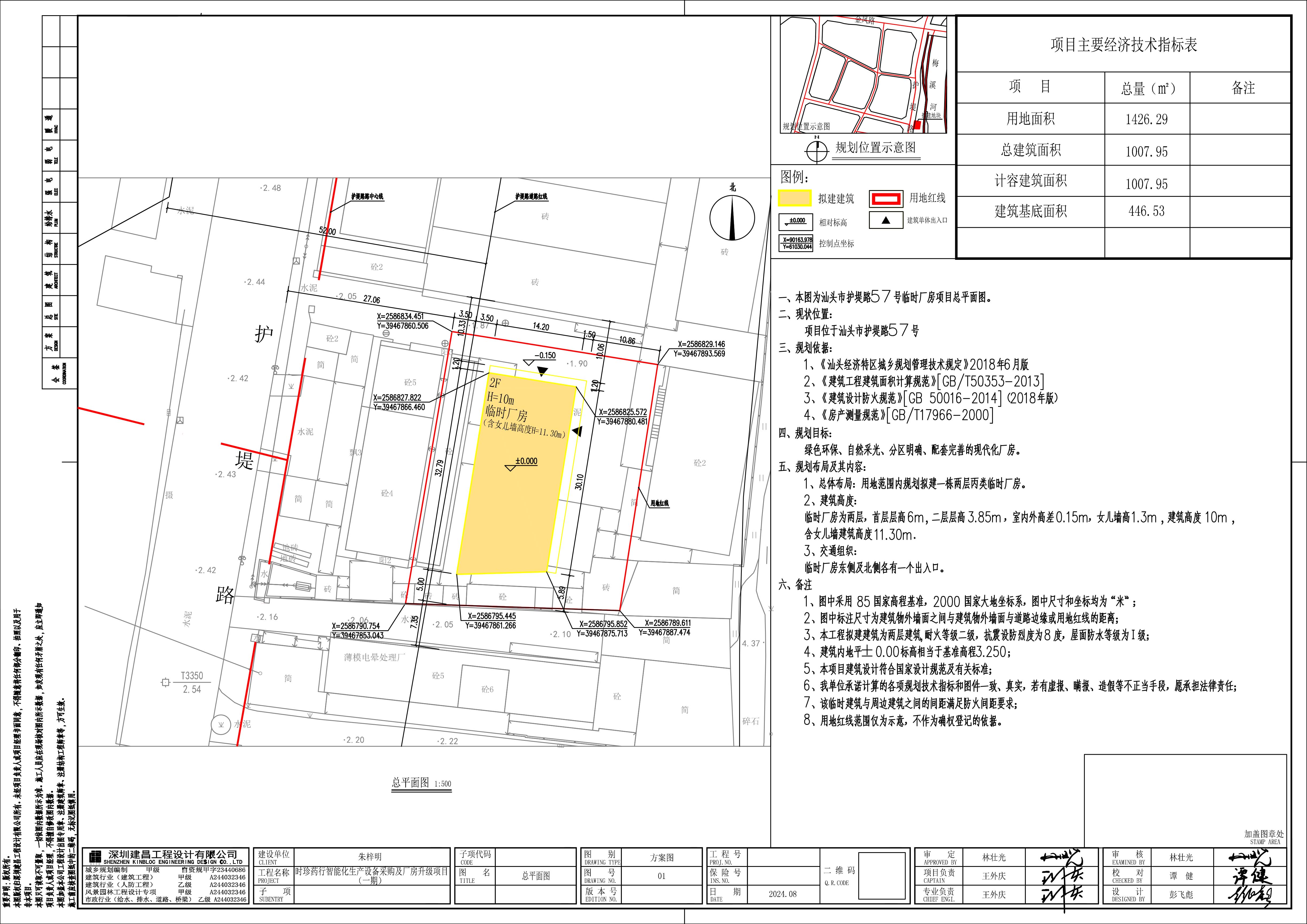 时珍药行智能化生产设备采购及厂房升级项目(一期)总平面图(彩图).jpg