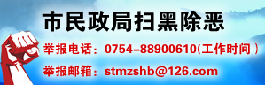 市民政局扫黑除恶
