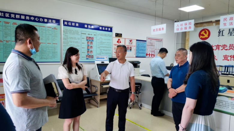 市民政局组织到濠江区调研督导基层政权建设和社区治理工作